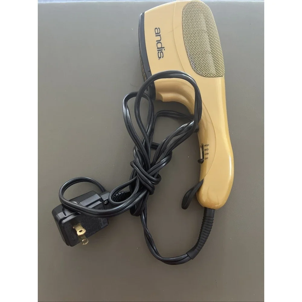 Andis Tourmaline Ceramic Ionic Styling Hair Dryer, Gold HS-2 1875 Watt Tested